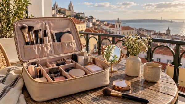 Top 5 astuces pour organiser votre trousse de maquillage en voyage
